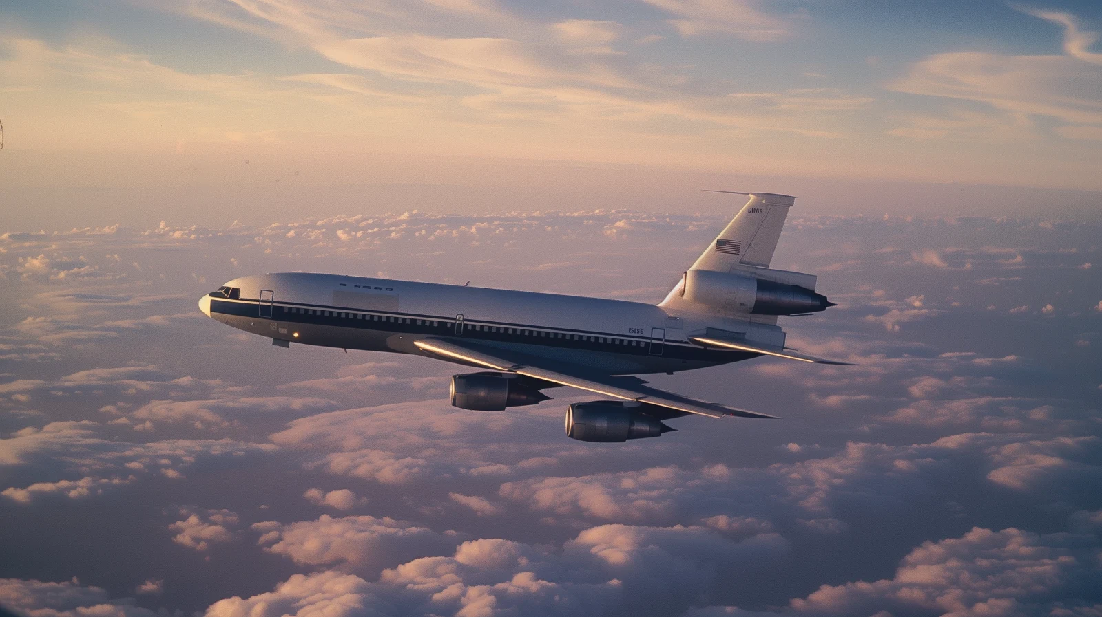 United Airlines Flight 232 DC-10 Engine Failure Litigation Context McDonnell Douglas DC-10 aircraft in flight representing United Airlines Flight 232 litigation context