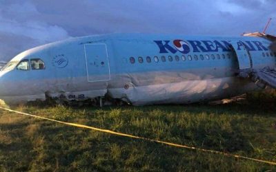 KAL-631 – Korean Airlines A330 Crashes on Third Landing Attempt at Cebu International Airport in the Philippines