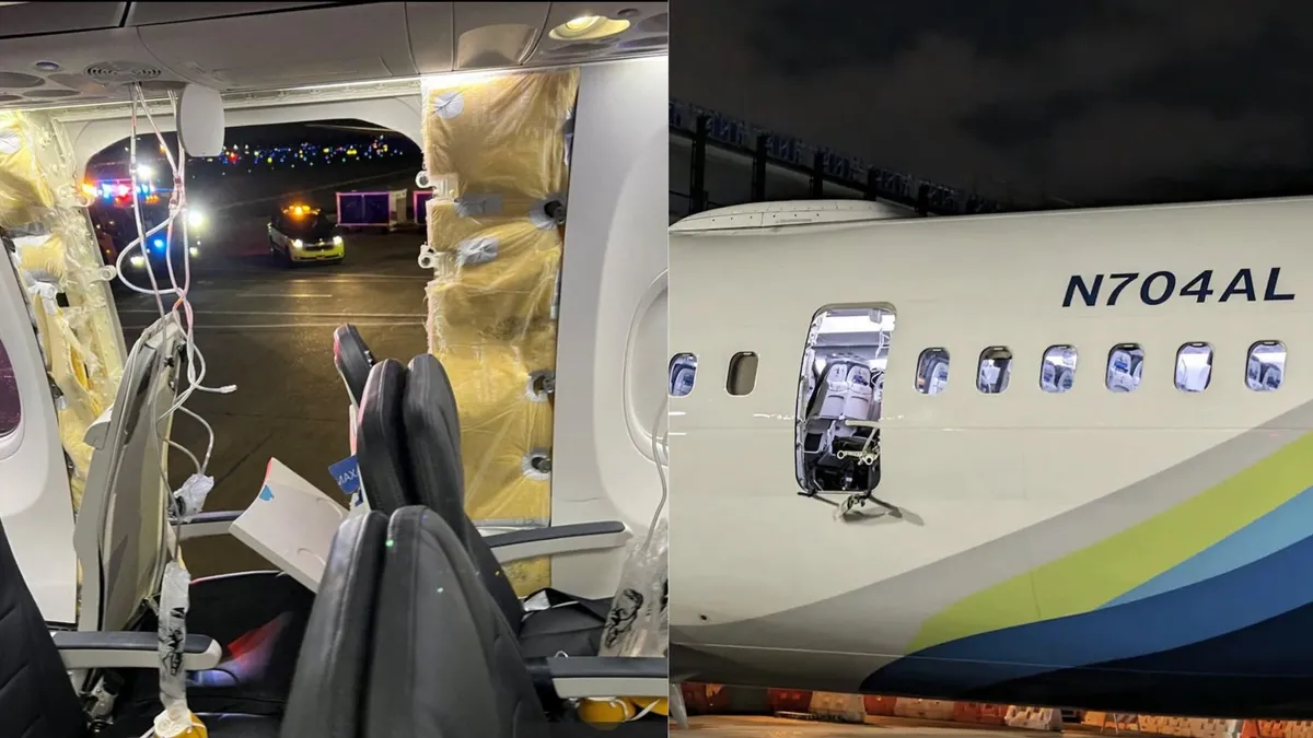Alaska Air Boeing 737 Max 9 Alaska Air Boeing 737 Max 9
