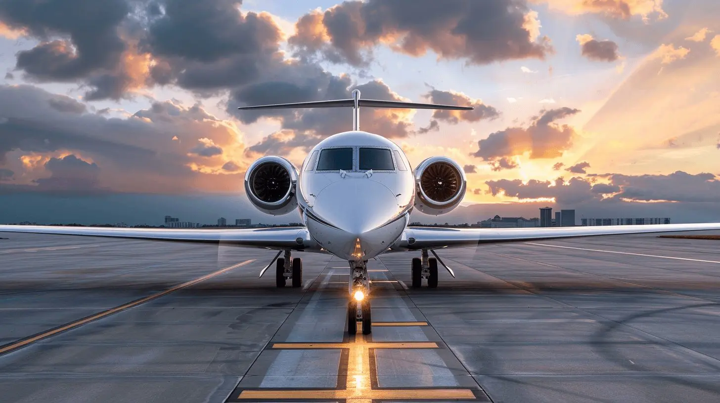 Aviation Accident Attorney Jet sitting on a runway